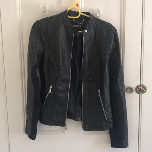 Express faux leather jacket
